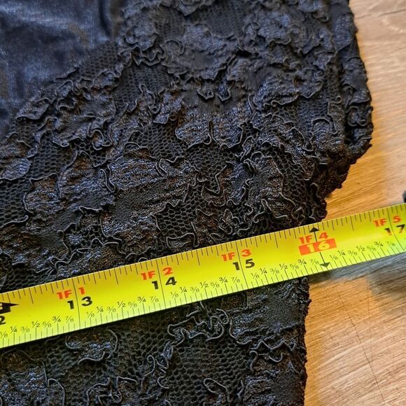 Vintage Frederick's Of Hollywood Gothic Illusion Sweetheart Neckline Y2K Sz 7/8 - Picture 7 of 14